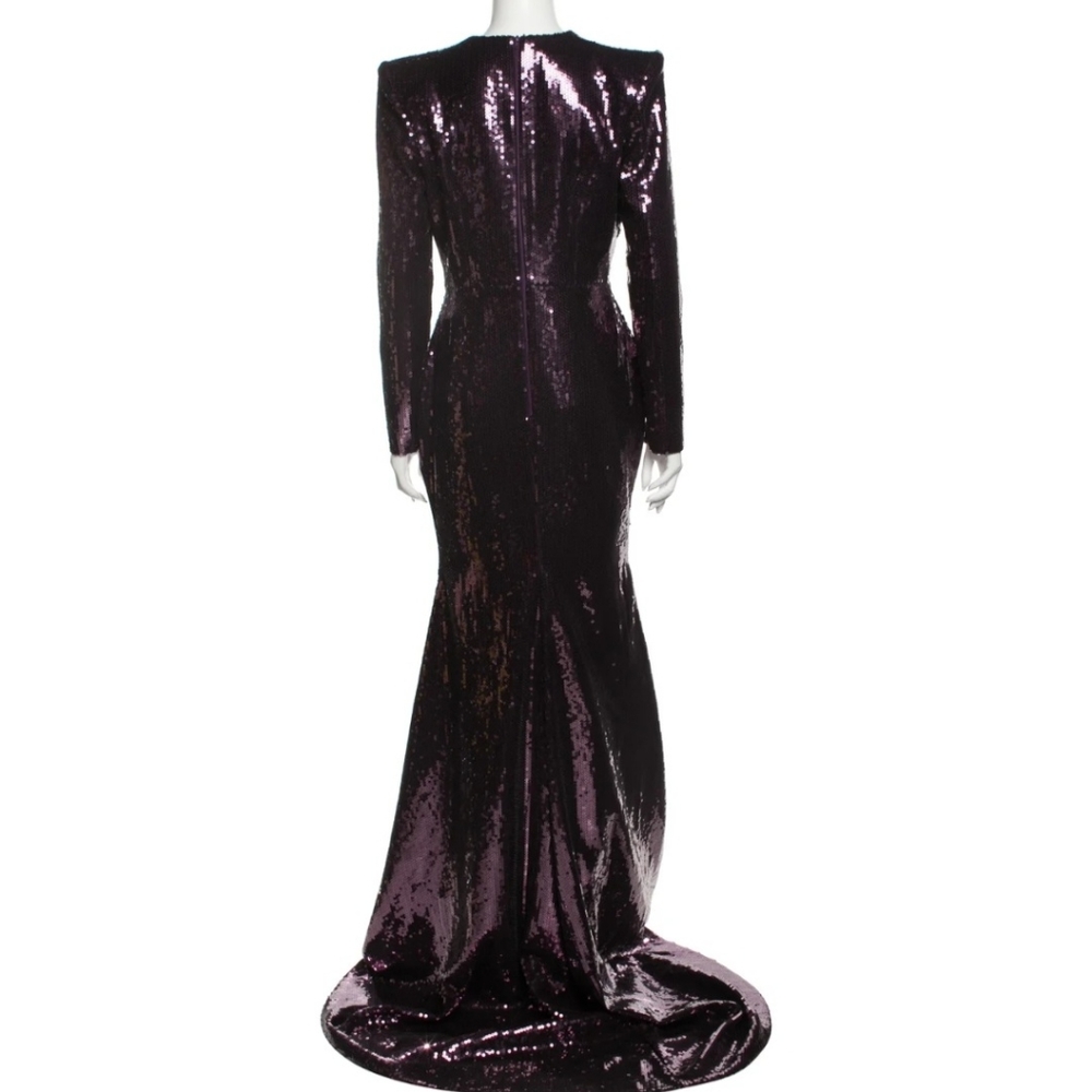 Alex perry crew neck sequine dress